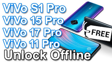 ViVo (S1 Pro,V15 Pro,V17 Pro,V11 Pro) Password,Pattern,PIN Unlock Offline by UMT QcFire V5.8