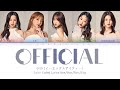 EXID ( イーエックスアイディー) - &#39;OFFICIAL&#39; (Color Coded Lyrics Kan/Han/Rom/Eng)