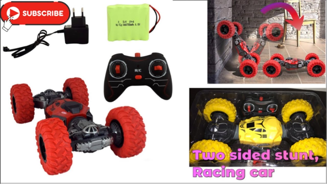 Moka car Racing car RC car High speed stunt Car Unboxing remote control car elevated Chatpat kids Tv