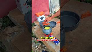 Alat masak camping lengkap