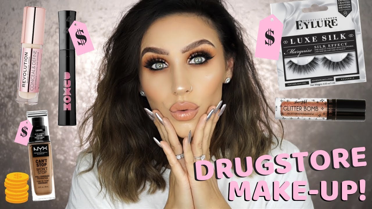 FULL FACE OF DRUGSTORE AFFORDABLE MAKEUP