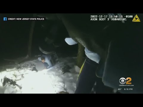 Video: Man rescued from hypothermia