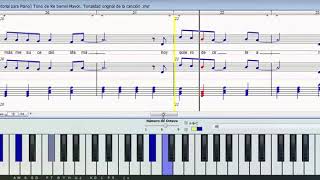 MAMÁ Timbiriche TONO ORIGINAL (Db) (PARTITURA)
