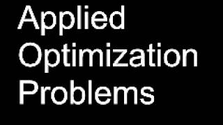 Applied Optimization Problems (KA)