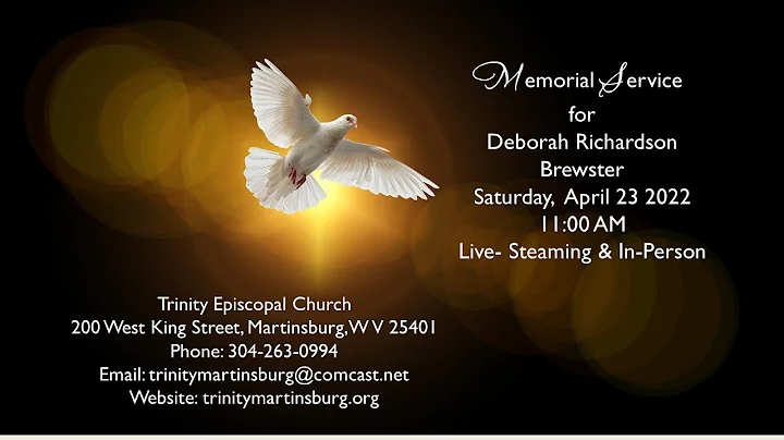 A Memorial Service and Celebration of Life Deborah...