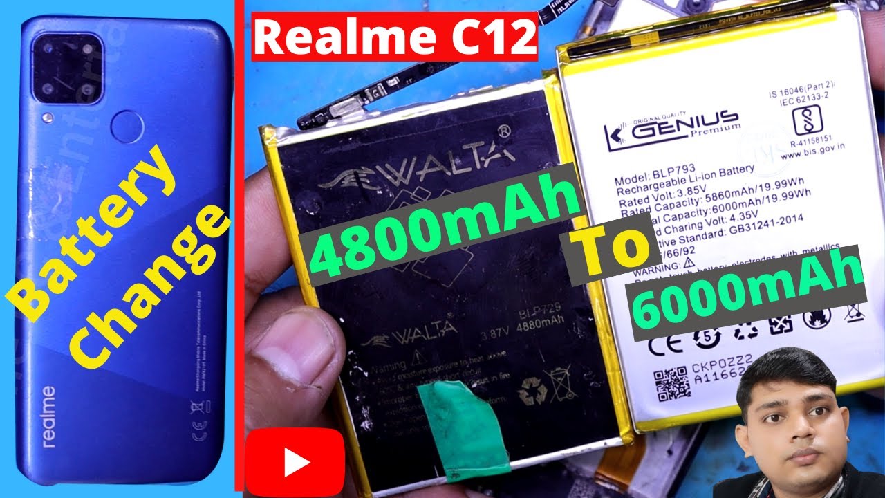 Realme C12 Battery Change Realme C11 Battery Change Realme Battery what-is-the-realme-c2-battery-price-in-india