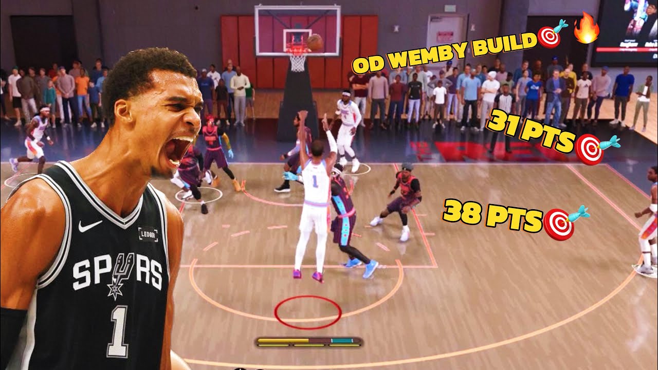 MY NEW WEMBY BUILD IS UNSTOPPABLE IN THE REC 2K26 🎯🔥 31 PTS & 38 PTS