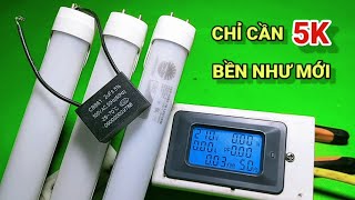 Mẹo sửa bóng tuýp led cực kỳ siêu bền chưa ai làm kiểu này