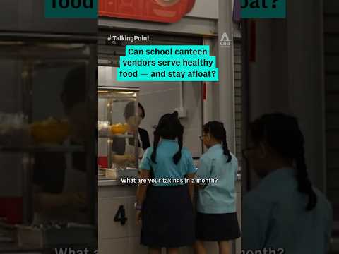 Can school canteen vendors serve healthy food and stay afloat? #singapore