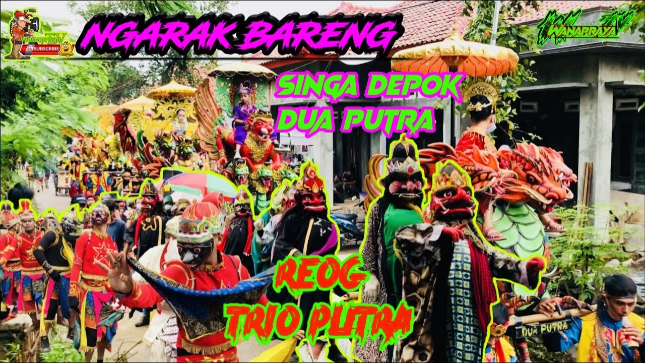 Ngarak Reog Trio putra Bareng Singa Dangdut Dua Putra ||Jatisawit