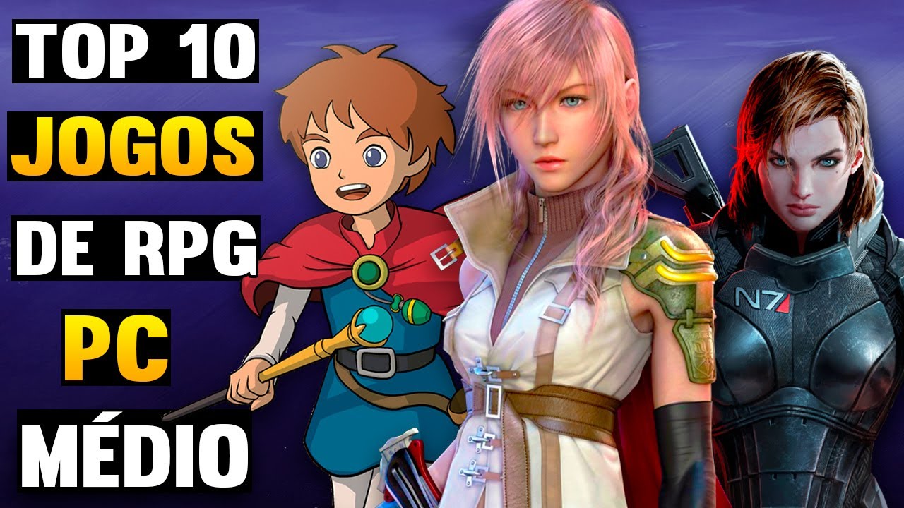 TOP) Melhores jogos de RPG para PC MÉDIO 2023 (jogos muito bons com  gráficos realistas) 