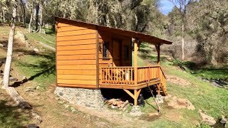 Solo Building an 1800s Inspired Tiny Cabin