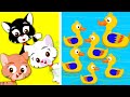 Wheels On The Bus | Three Little Kittens | Five Little Ducks | Nursery Rhymes