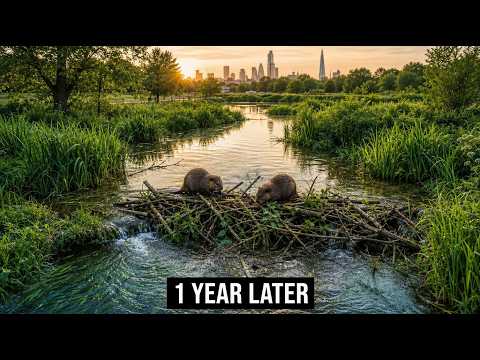 London Moved 5 Beavers Into a Flood-Prone Park… What Happened 1 Year Later Stunned Engineers