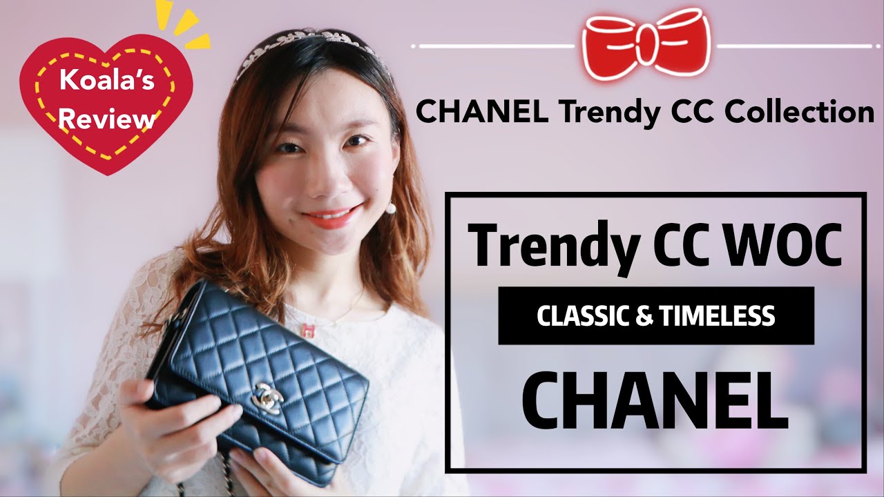 #30 Chanel Mini Trendy CC WOC Wallet on Chain / Clutch with Chain