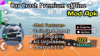 Car Crash Premium offline Mod Apk | Unlimited Money | All Unlocked | Latest v8.11.9 screenshot 2