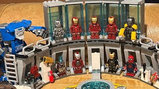 LEGO Marvel Iron Man Hall of Armor sets review!!! #legomarvelsuperheroes #legoreview #marvel