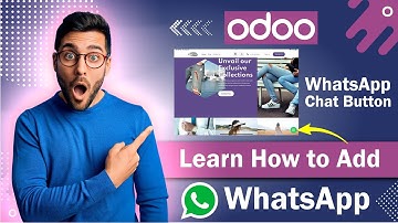 How to Add WhatsApp Chat Button in Odoo Website | 100% Free