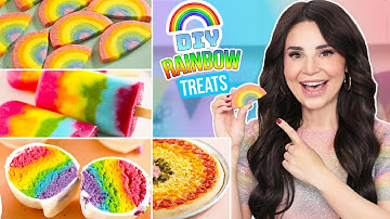4 DIY RAINBOW TREATS! 🌈