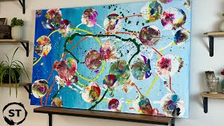 Balloon SMASH!  Fluid Art, Painting with Children!🦋 by Sara Taylor 1,037 views 3 days ago 13 minutes, 33 seconds