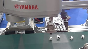 Yamaha Robot Tidies Away Dice... In The Right Order