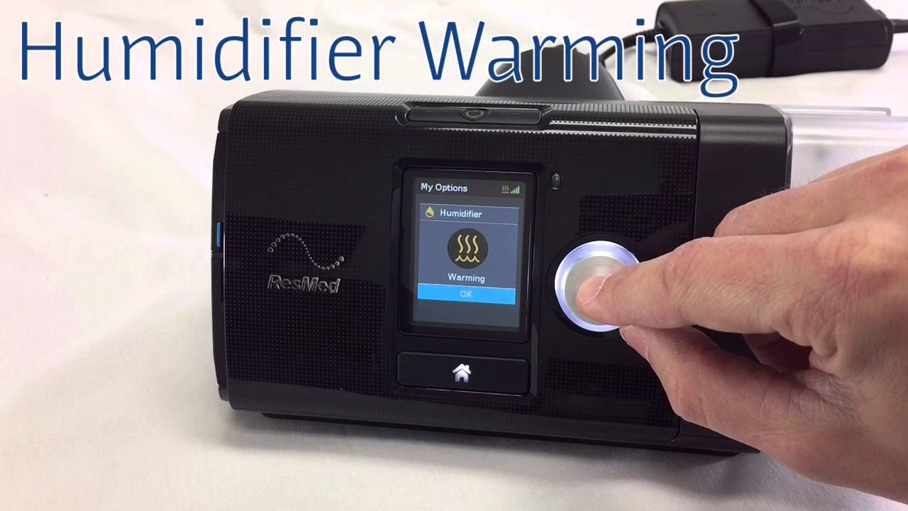 AirSense 10 Menu Options - YouTube