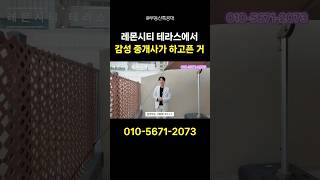 오피스텔 테라스에서 감성 중개사가 하고픈 거😭 동성로 레몬시티 오피스텔 테라스형 #동성로오피스텔 #대구시내오피스텔 #동성로레몬시티 #대구테라스오피스텔