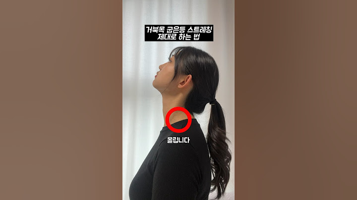 500만뷰 거북목 스트레칭이 효과 없었던 이유
