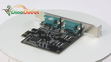 2 Serial Port RS-232 PCI Express Card  from Dinodirect.com