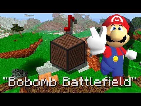 Super Mario 64 "Bob omb Battlefield" Minecraft Noteblocks cover by Lukedub