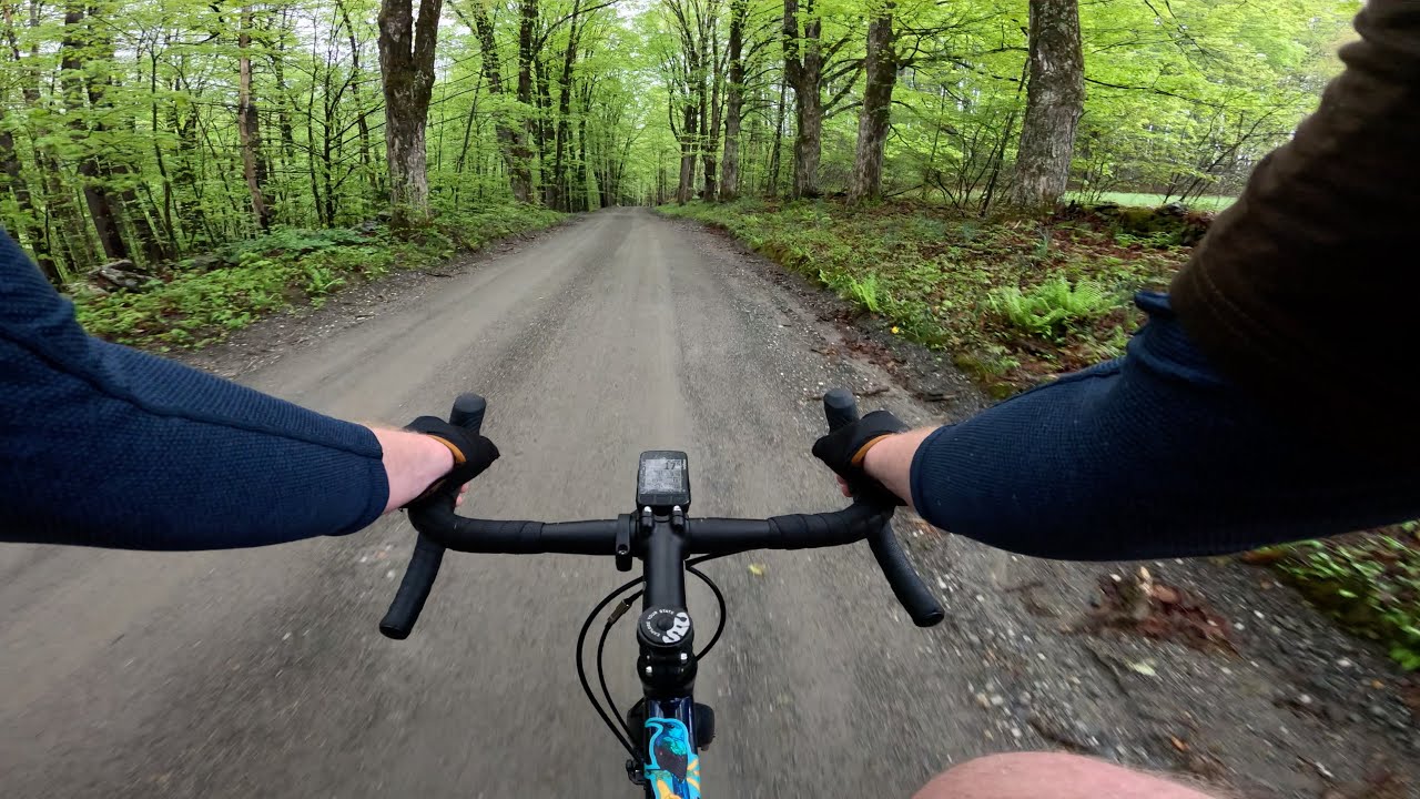 Rainy Gravel Descending in VT w/ Wim Hof