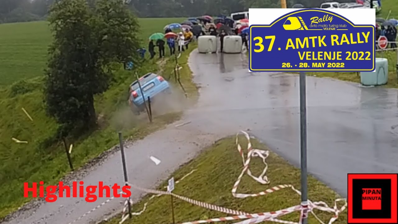 37. AMTK Rally Velenje 2022 | Highlights, Show, Mistakes & Big Crash