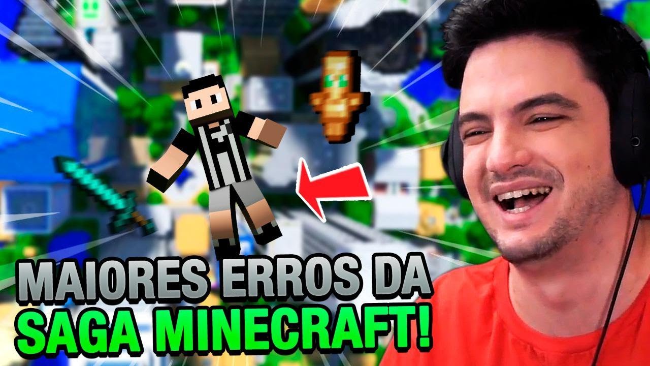 REAGINDO AOS MAIORES ERROS QUE COMETI NA SAGA MINECRAFT