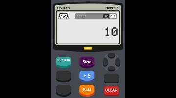 Calculator 2 The Game Level 177 Solution