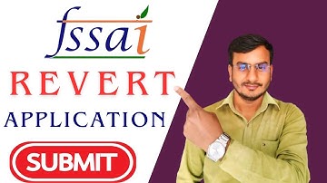 Re-Submit Your  FSSAI  Revert Application | How To Select Correct Kind Of Business