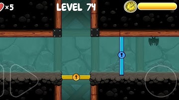 Red Ball 4: Cover Orange Ball - Level 74: Time Attack Mode Version #redball4