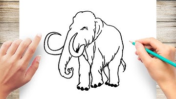 How to Draw a Mammoth Step by Step
