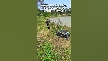 Eliminate Weeds Effortlessly with KOHAM Remote Control Lawn Mower #shorts #KOHAMManufacturer