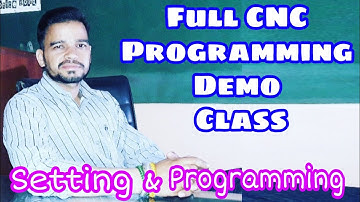 CNC programming full demo class | How to make CNC program