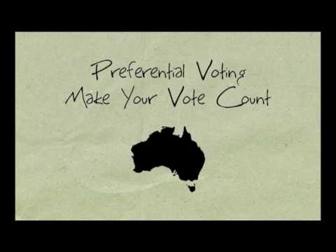 Explains what happens to those other numbers you have to write on your ballot paper for the Lower House in Australia. If you vote for a minor party, it's not a wasted vote, but rather a double value vote, because if your first preference doesn't make it through, your second one caries full value over to the next candidate.