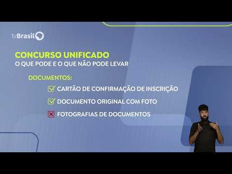 Concurso Nacional Unificado: saiba o que é permitido levar na prova