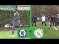 N'Golo Kante All Smiles as Frank Lampard Leads Chelsea Training | Champions League Ajax Preview