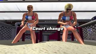 BEACH SPIKERS: VIRTUA BEACH VOLLEYBALL (GAMECUBE) ENGLAND VS. FRANCE  12-2-23