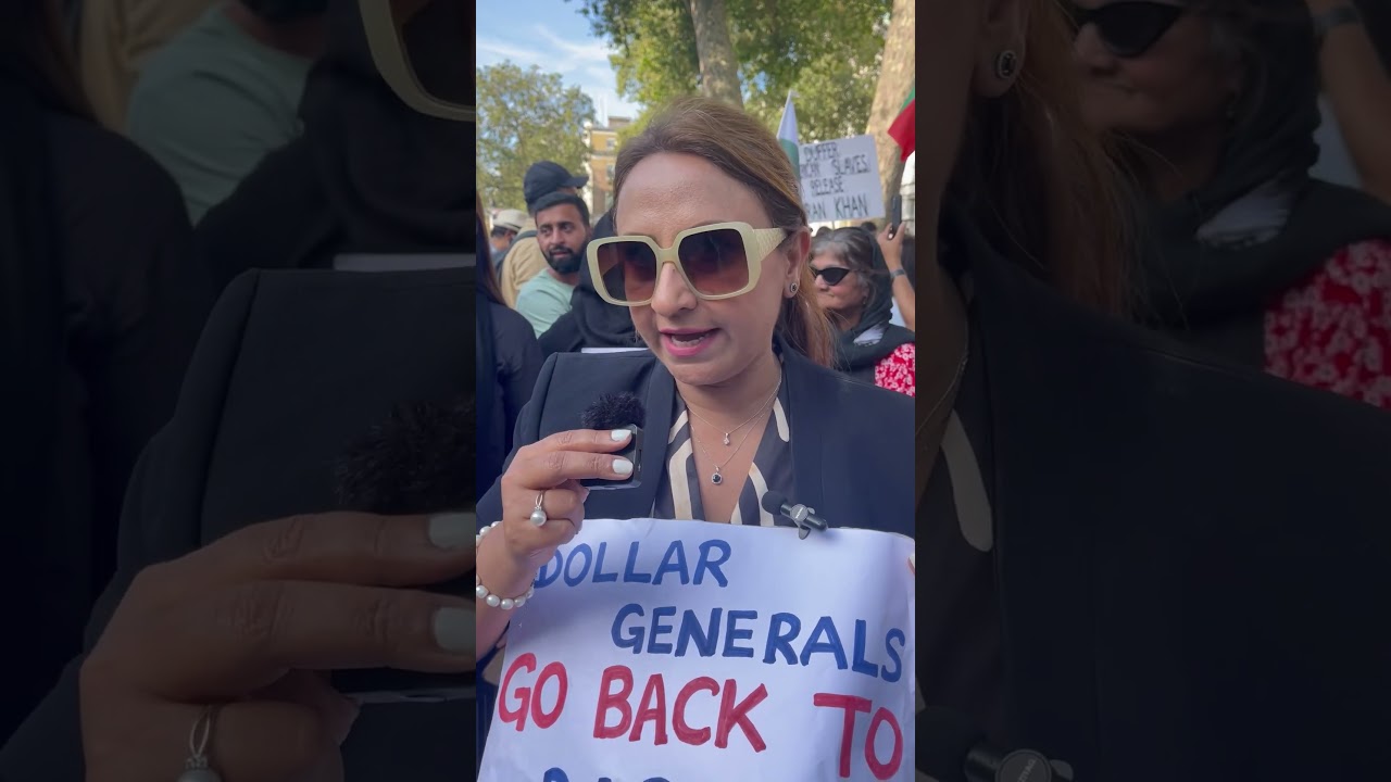 PTI protest outside 10 Downing Street | Imran Khan | Shayan Ali