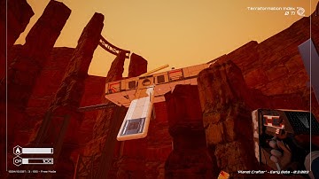 Planet Crafter Dev Preview #10: Crash site in Canyons!