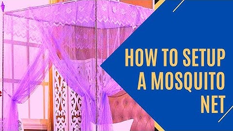 HOW TO SET UP A MOSQUITO NET//EASIEST WAY TO Set Up a Rectangular Mosquito Net//Vlog