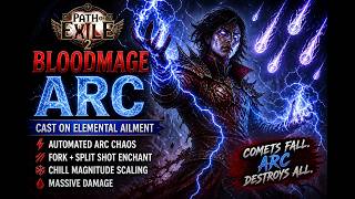 Path of Exile 2 Bloodmage CoC Arc and Comet build with commentary