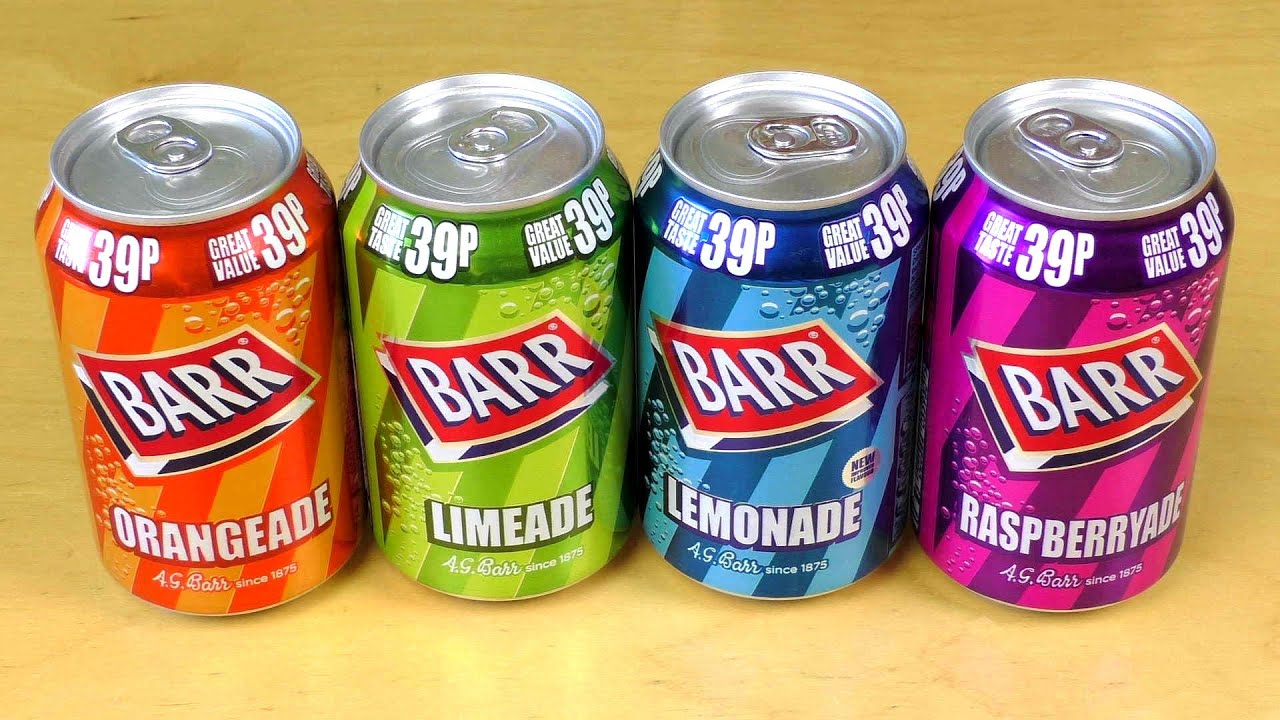 BARR -ADE Series [Orangeade Limeade Lemonade Raspberryade] - YouTube