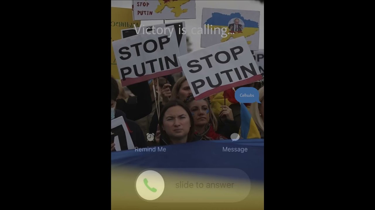 Stop war in Ukraine subliminal