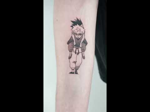 1ANIME TATTOO PAGE on Instagram gon and killua tattoo done by  sairgb To submit your work use the tag animemasterink And dont forget  to share our page